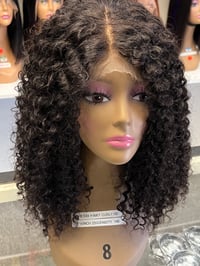 Image 1 of Kinky curly HD Lace 5x5Closure 200 Density  wig 
