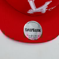 Image 5 of VA SNAPBACK RED/WHITE RED HEART