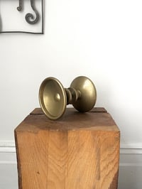 Image 1 of Set of Circular Push-Pull Door Handles in Brass (2 Sets Available)