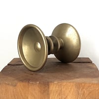 Image 2 of Set of Circular Push-Pull Door Handles in Brass (2 Sets Available)