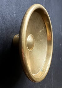 Image 11 of Set of Circular Push-Pull Door Handles in Brass (2 Sets Available)