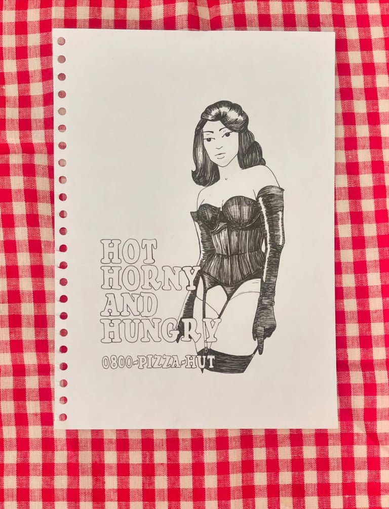 Hot Girls Want You Original A4 Drawings Image 3