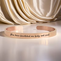 Image 2 of You have bewitched me body and soul - Pride & Prejudice Bracelet