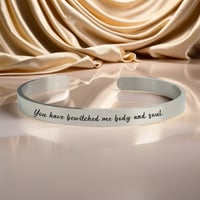 Image 3 of You have bewitched me body and soul - Pride & Prejudice Bracelet