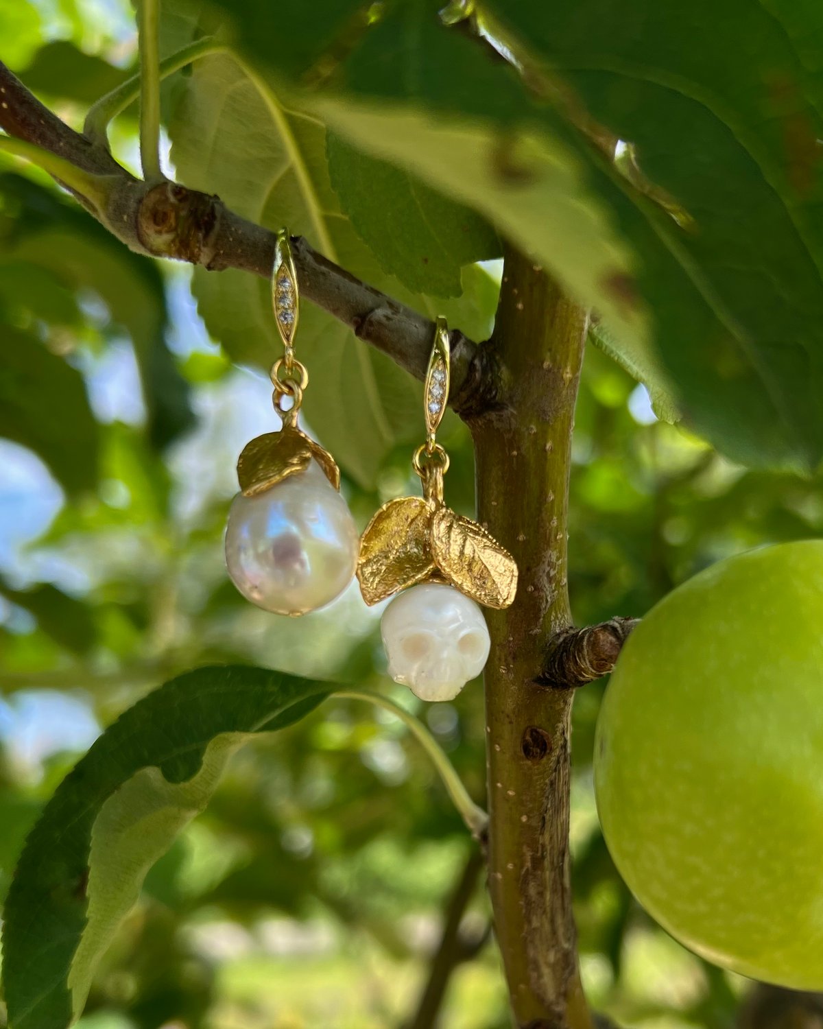 Image of “Just pear-fect” Pearl earrings
