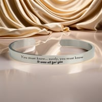 Image 3 of You Must Know It Was All for You - Pride & Prejudice Bracelet