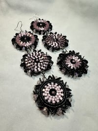 Image 3 of 3-tier beaded earrings