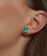 Image 1 of Nyla Jaded Stud Earrings