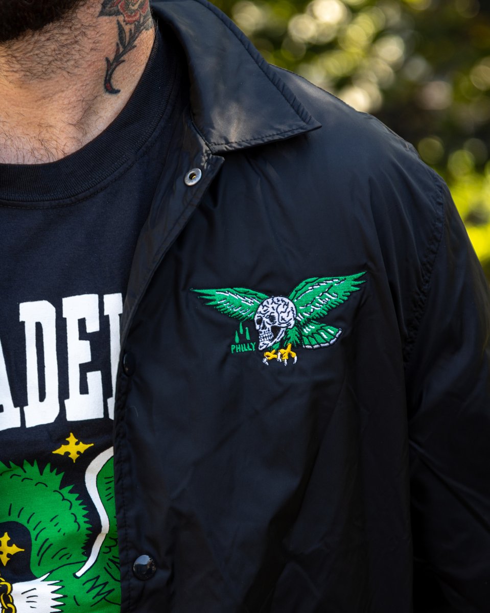 Eagle Skull Coaches Jacket | HEAVYSLIME