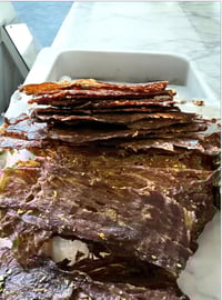 Original Flavor 4oz Jerky bag Choose Crispy or Soft & Chewy