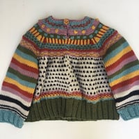 Image 2 of Oversized handknit sweater 2T