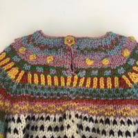 Image 3 of Oversized handknit sweater 2T