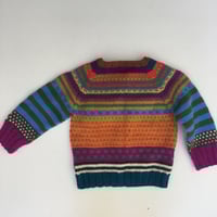Image 3 of handknit cardigan 2T