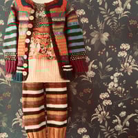 Image 1 of handknit cardigan 2T