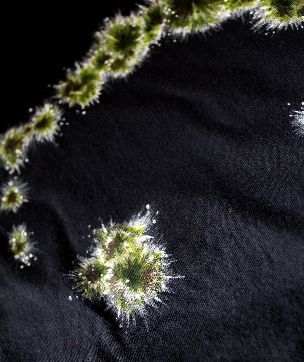 Image of Moldyface Handpainted Tee (Size XL)