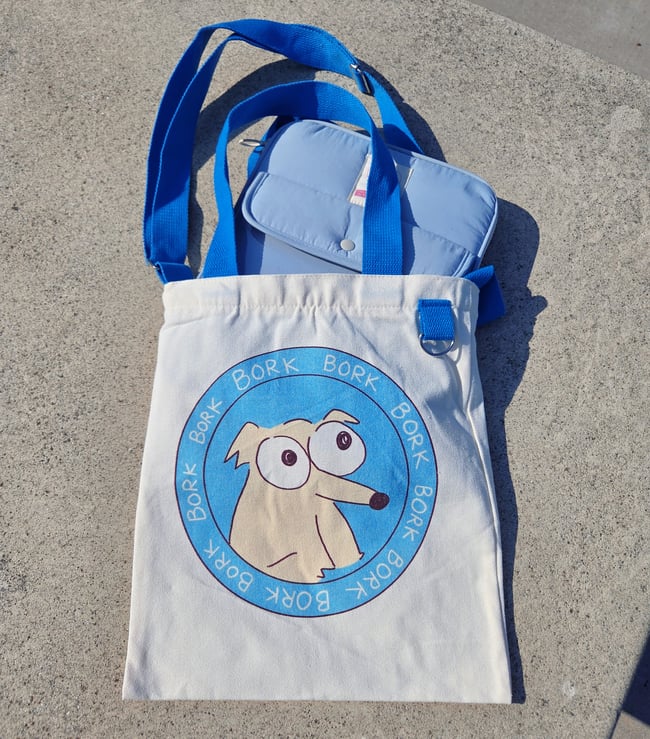Bork Dog Tote Bag