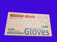 Image 1 of Blue Nitrile Disposable Gloves CE Certified – Medical Grade – Powder-Free