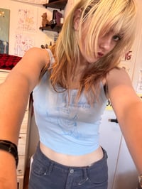 Image 1 of Blue Ugly Duckling Union Tank Top