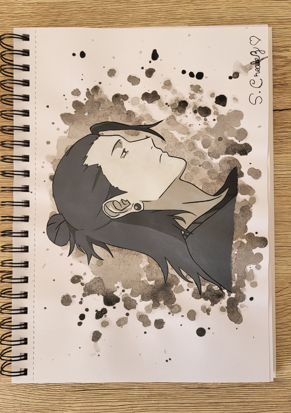 Image of Contemplative Suguru Geto (Original)