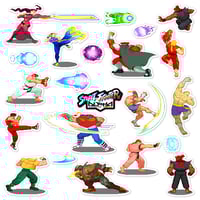 Image 1 of Street Fighter Alpha Sticker Set (22 Pieces)