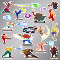 Image 1 of Street Fighter Alpha Magnet Set (22 Pieces)
