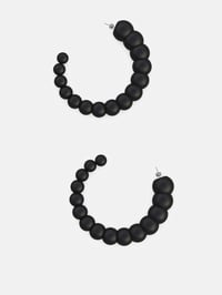 Image 2 of Bubble Hoop Earrings