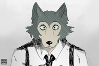 Image 2 of Legoshi (in the garden) Small Print 4x6