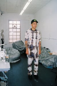 Image 3 of COZY TIE DIE Drop Crotch Pants ****Steel Fold****