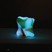 Image 2 of Edc lanyard bead- white/chunks-dbc13