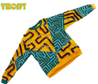 Image 3 of Xl split color crewneck