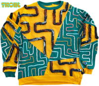 Image 1 of Xl split color crewneck