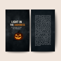 Light in the Darkness - Halloween Gospel Tracts
