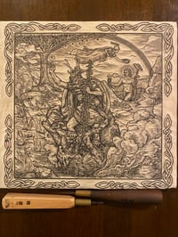 Image 2 of VIDARR THE SILENT GOD FELLS FENRIR. BALDR RISES BACK FROM HEL. 