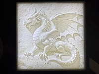 Image 2 of Dragon Bas Relief Lithophane