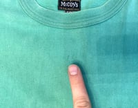 Image 6 of Real McCoy’s loopwheeled 1950s style green t-shirt, size 40 (M)