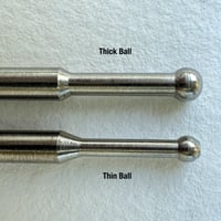 Image 5 of Mystic Timber G2 Titanium OG THIN Ball Tips (10 TIPS)