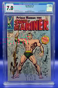 Image 1 of Sub-Mariner #1 (1968) – CGC 7.0 – Silver Age Key in High Grade!