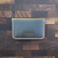 Image 2 of Traditional Accordion Card Holder (Dark Green)