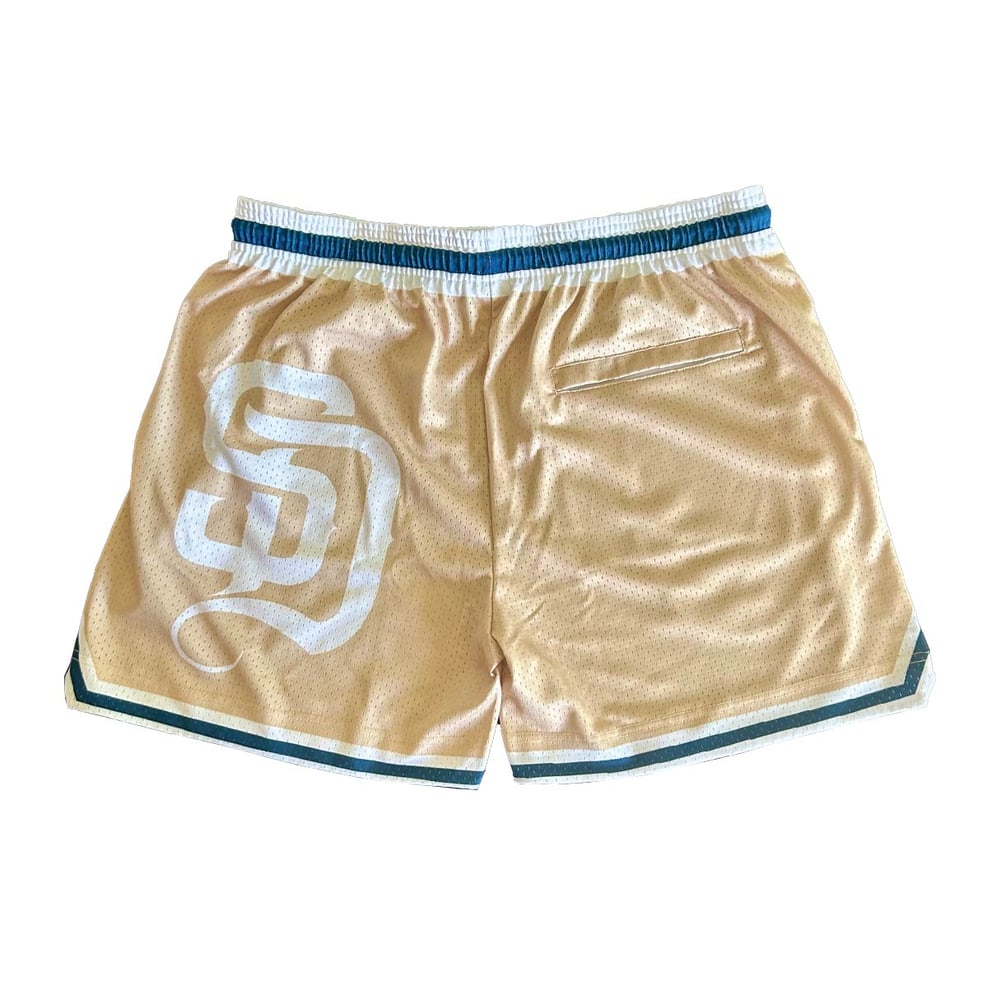Image of "DAYGO" Mesh Shorts (Tan)
