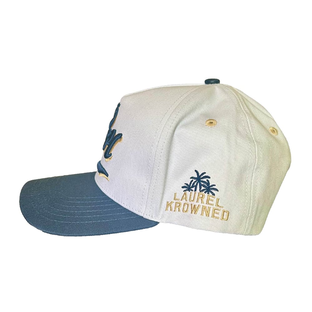 Image of "1904" Baseball Hat (White/Navy)