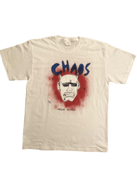 Chaos Tee – Whiteout red (One of One, Size L)