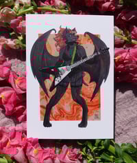 Image 2 of Andromeda Playing Guitar! Print