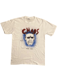 Chaos Tee – Whiteout blue (One of One, Size: M)
