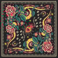 Image 1 of Snakes and Roses Bandana