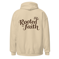 Image 2 of "Rooted In Faith" Unisex Hoodie