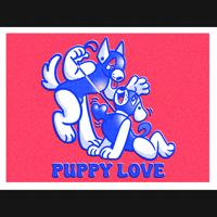 Image 2 of Puppy Love Riso Print! (18+)
