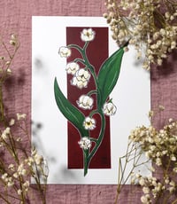 Image 2 of Lily of the Valley Print