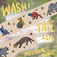 Image 1 of Medieval Beasts washi tape