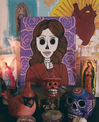 Custom Day of the Dead Painting 