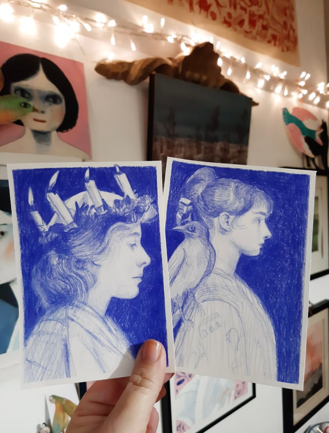 Lucia ~ Original drawing